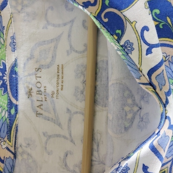 TALBOTS Women's Top Size Mp - Picture 3 of 4